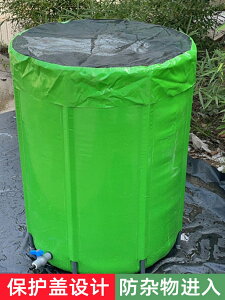 雨水收集桶器存水家用戶外大容量帶蓋多功能便攜式收納儲水折疊桶