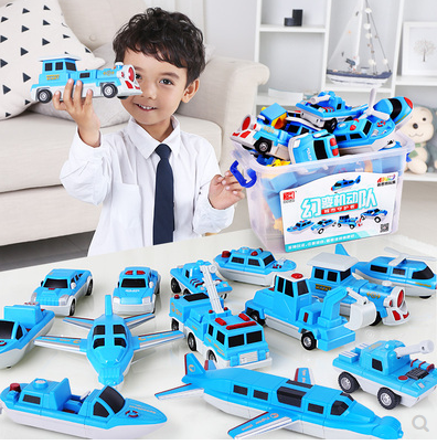 倉庫現貨清出 兒童拼裝玩具積木磁鐵百變磁力汽車益智3-4-5-6男孩2周歲生日禮物