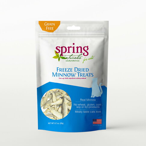 【Spring Naturals 曙光】米諾魚 全齡貓點心 冷凍乾燥 無穀 單一肉類 美國製造 凍乾點心 0.7oz 0