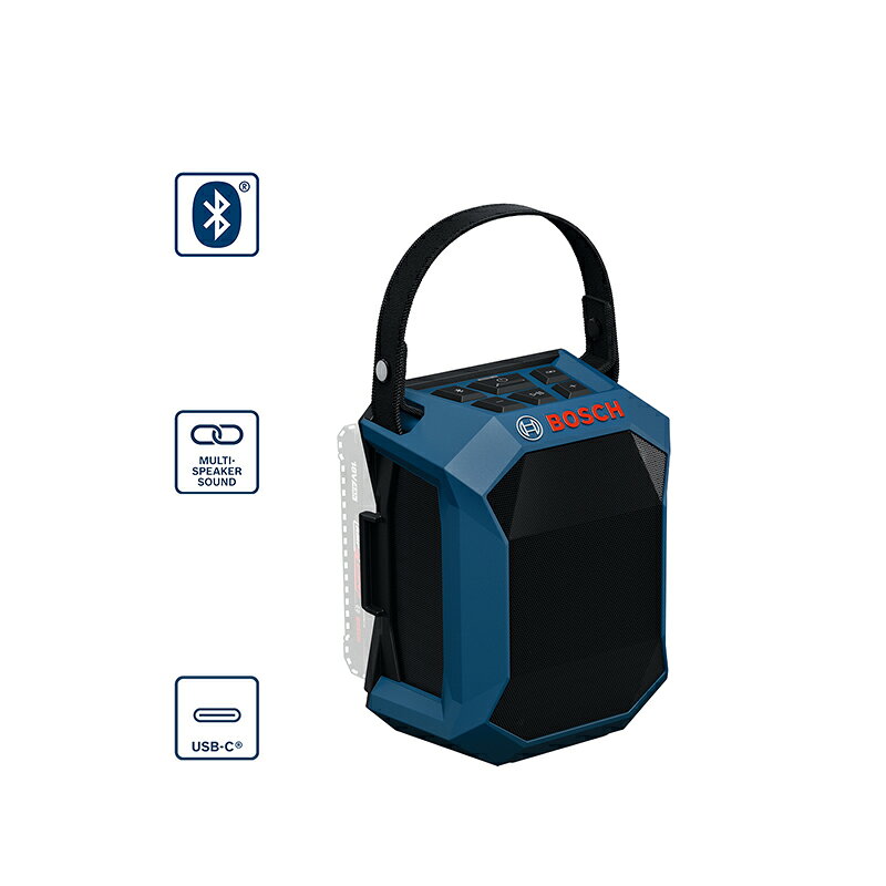BOSCH博世 GPB 18V-1 C 18V藍芽喇叭 無線藍芽喇叭 GPB18V-1C Bluetooth 鋰電藍芽喇叭 無線音箱
