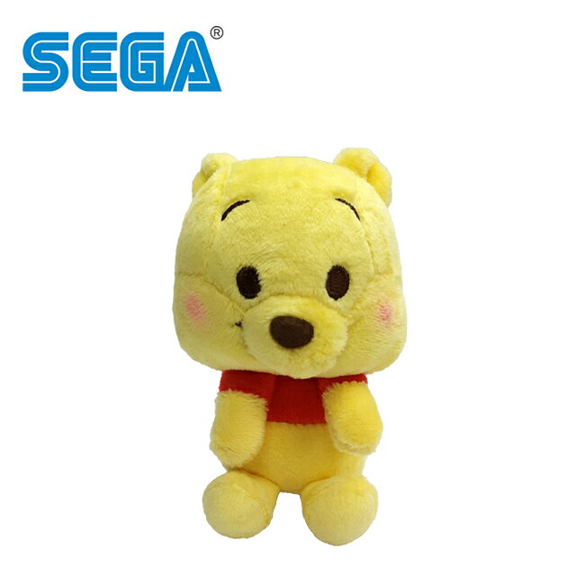 【日本正版】小熊維尼 絨毛玩偶 吊飾 娃娃 維尼 Winnie 迪士尼 SEGA 300151-A