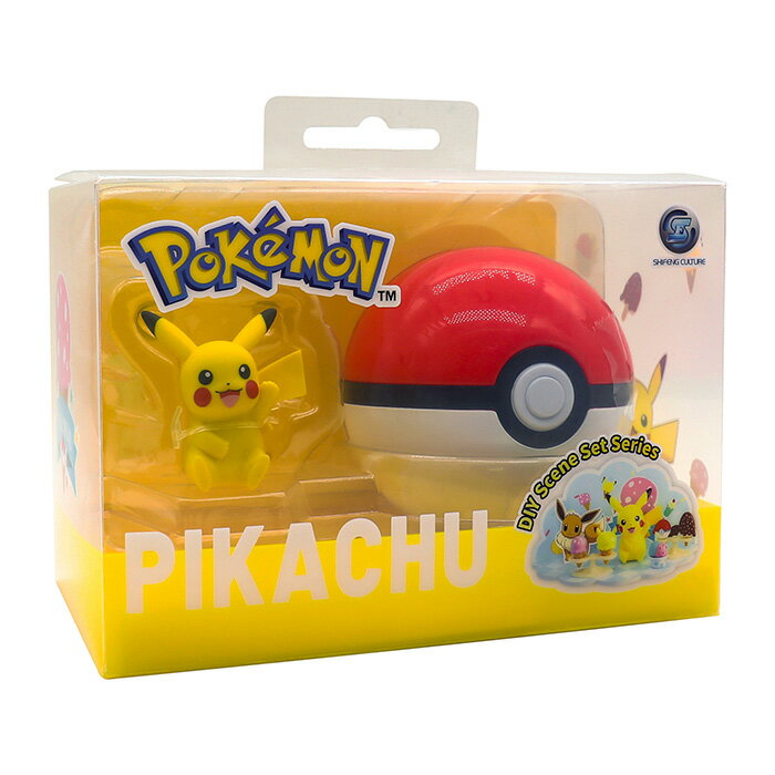 Pokemon 精靈寶可夢 精靈球 皮卡丘 場景組 【鯊玩具】