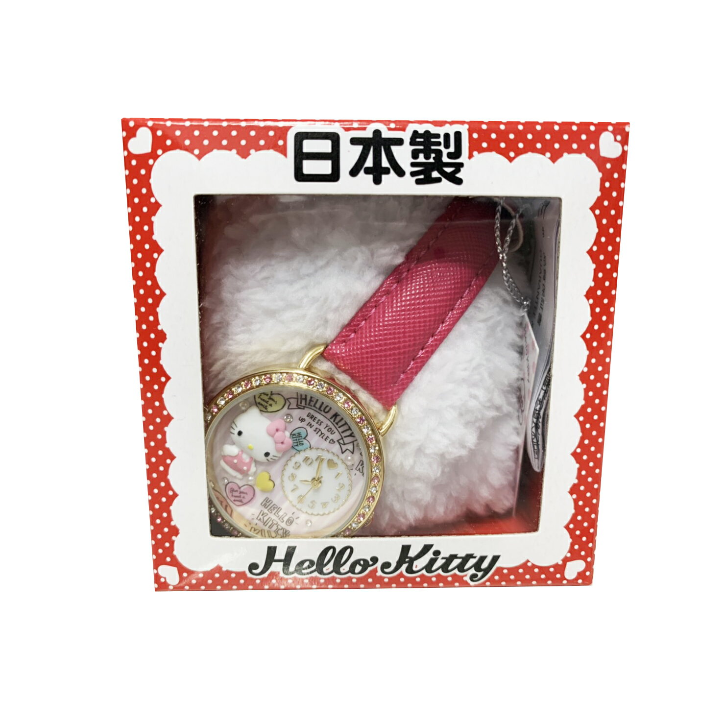 【領券滿額折100】 三麗鷗Sanrio 日本製 HELLO KITTY 精美手錶