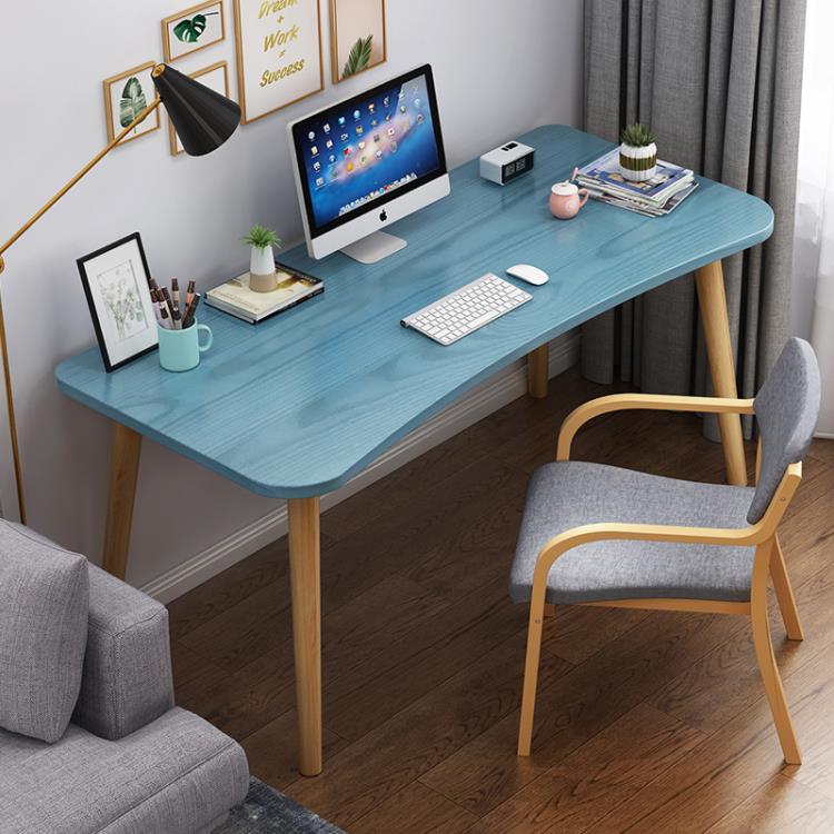 書桌簡易家用學生學習桌椅組合現代簡約租房臥室一體電腦桌辦公桌 全館免運