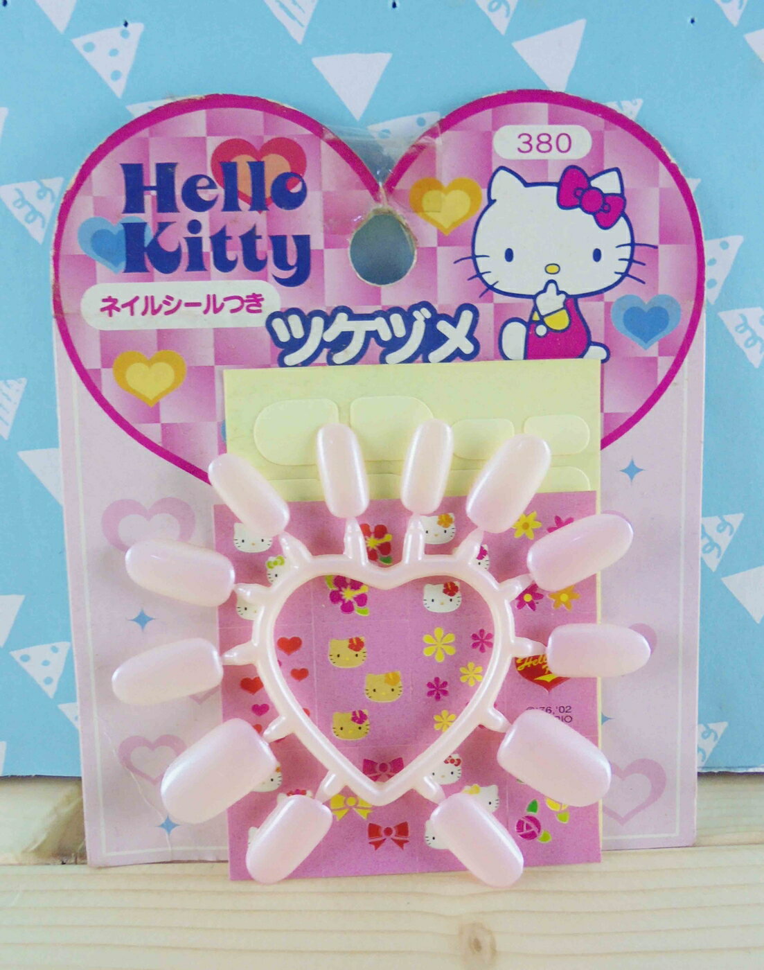 【震撼精品百貨】Hello Kitty 凱蒂貓 KITTY DIY組-指甲貼DIY-粉 震撼日式精品百貨