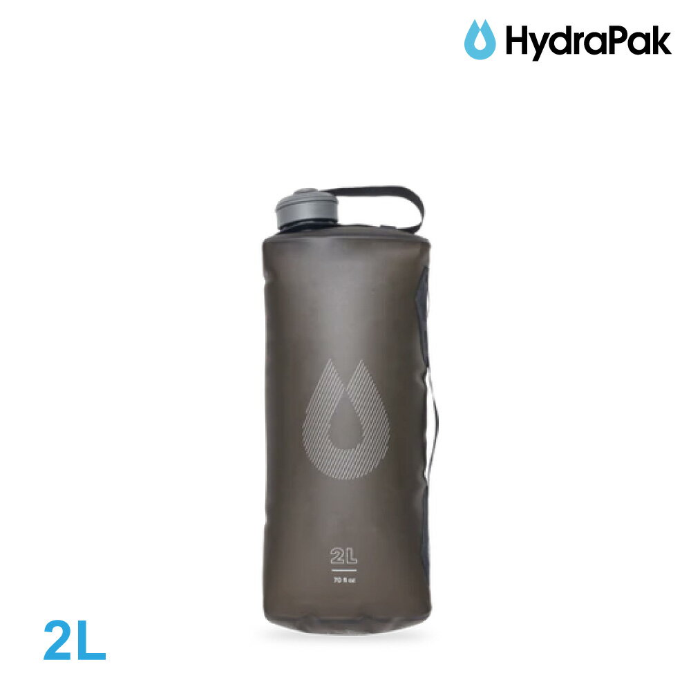 HydraPak Seeker摺疊儲水袋A822M / 遠古灰 2L