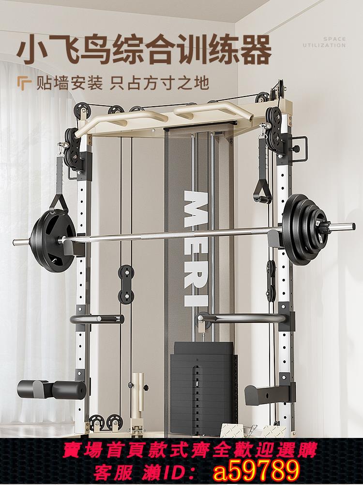 【臺灣公司 可打統編】小飛鳥家用龍門架多功能一體健身器材高位下拉深蹲臥推綜合訓練器