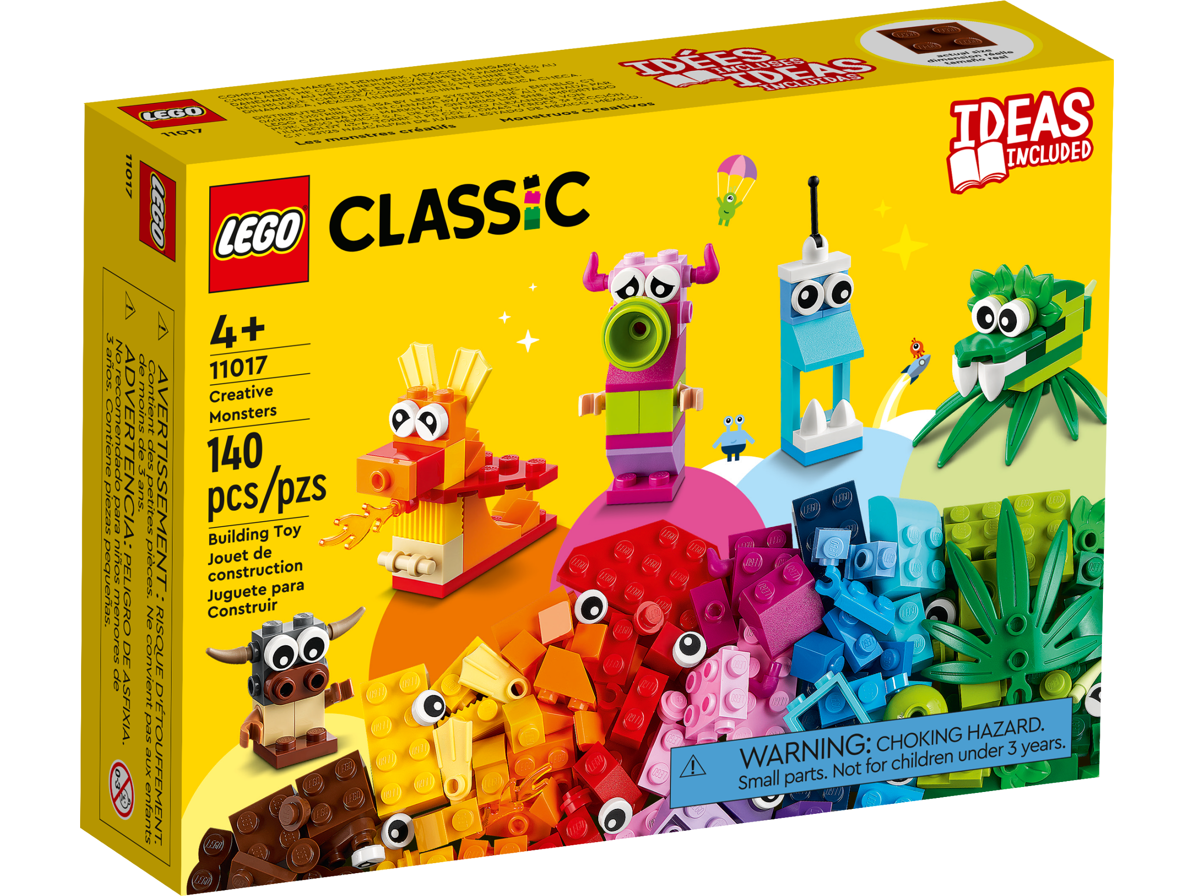 樂高LEGO 11017 Classic 經典基本顆粒系列 創意怪獸套裝