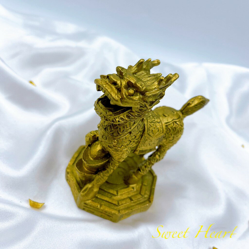 Sweet Heart 田芯開運精選 💯銅麒麟 麒麟踩八卦 一對 鎮宅 擋煞 招財進寶 大對 加持 開光加持 7