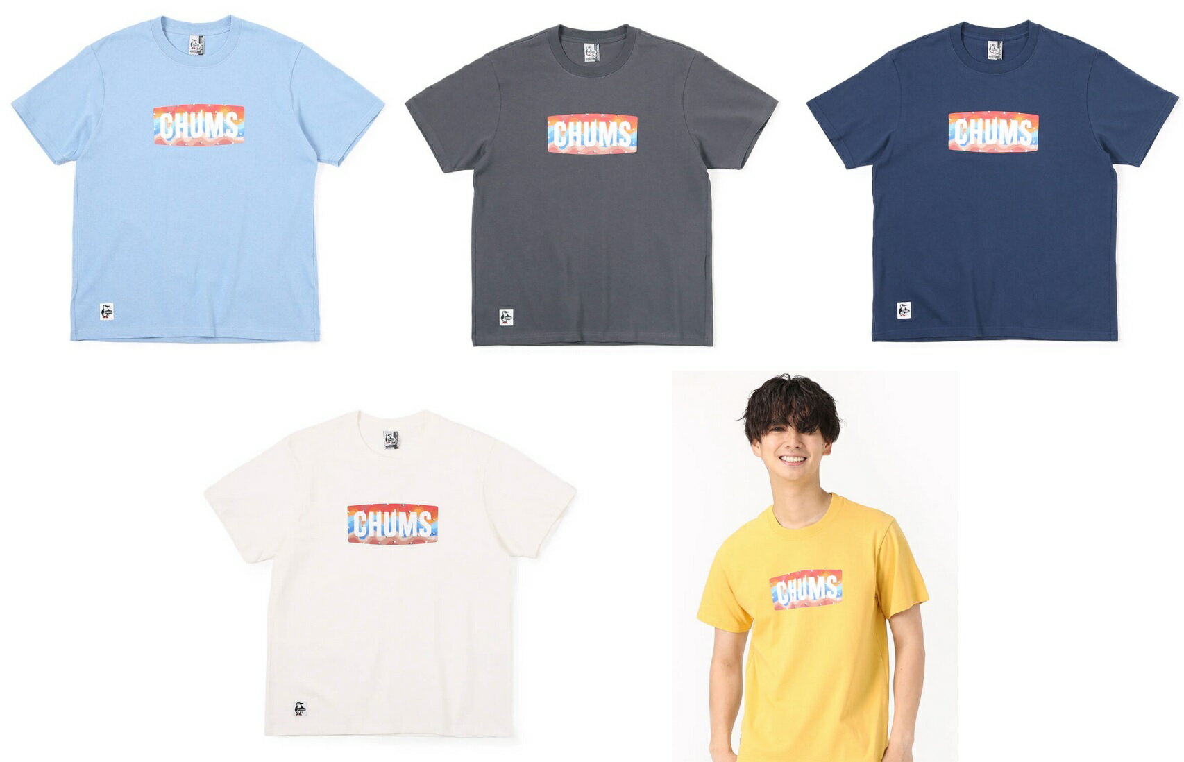 【毒】CHUMS Logo Stars and Stripes 多色短袖上衣 CH012388【領券折222｜Cube卡+APP下單最高10%回饋】