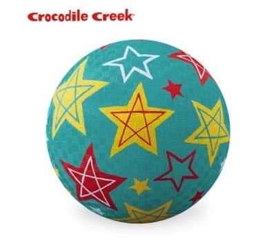 美國Crocodile Creek 7吋兒童運動遊戲球-彩繪星星★衛立兒生活館★