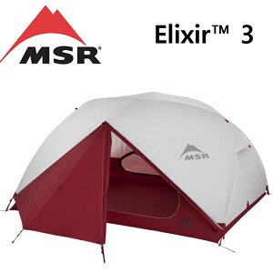 零碼特價 MSR Elixir 3 輕量三人三季帳篷/3人帳/登山帳篷 雙門 附地布 10312