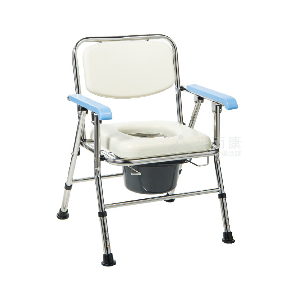 來而康 均佳 日式 不銹鋼 收合便器椅 JCS-303 便盆椅 便椅 馬桶椅 便桶椅 沐浴椅補助 JCS303
