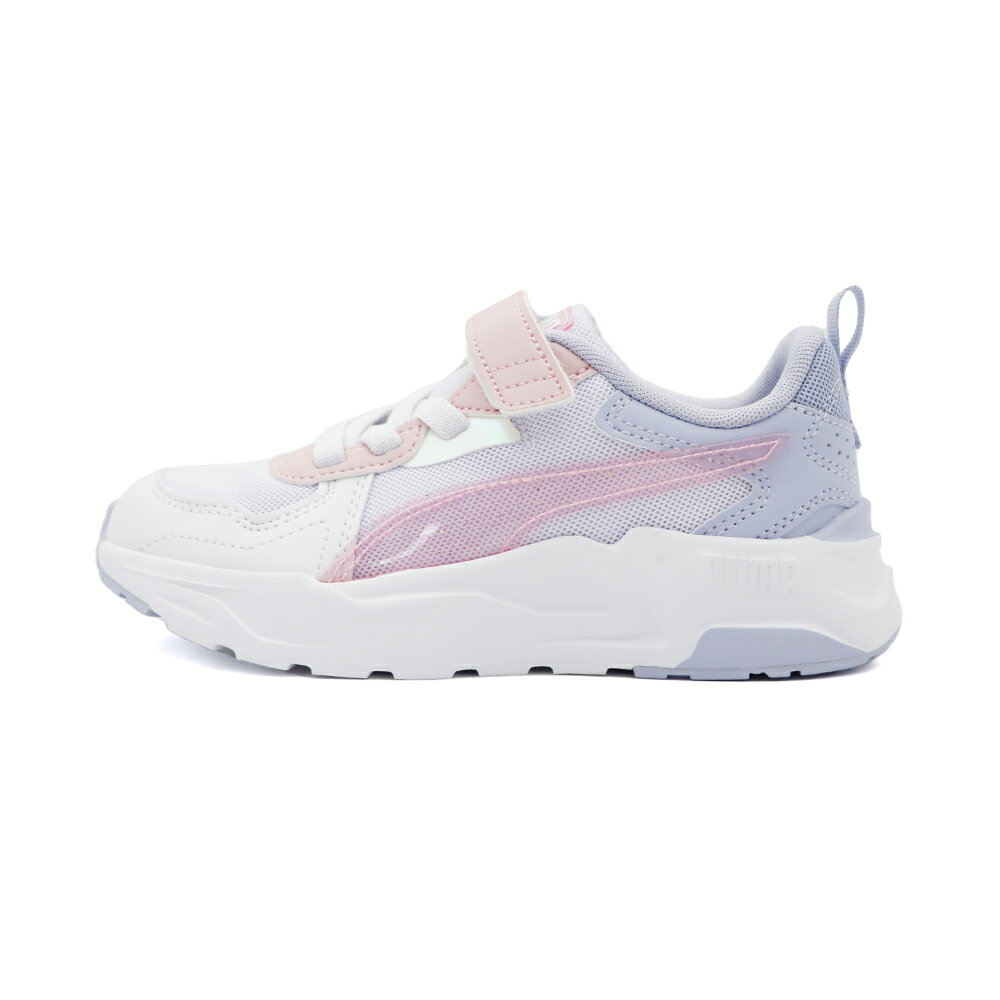 PUMA Trinity Lite Blurry Dreams AC+PS 魔鬼氈 運動鞋 中童鞋 粉藍 S1555 (40226601)