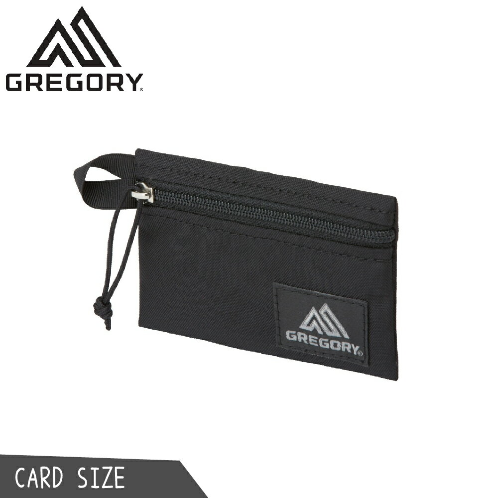 【GREGORY 美國 CARD SIZE 收納袋《黑》】104719/零錢包/卡片袋/卡片夾/錢包