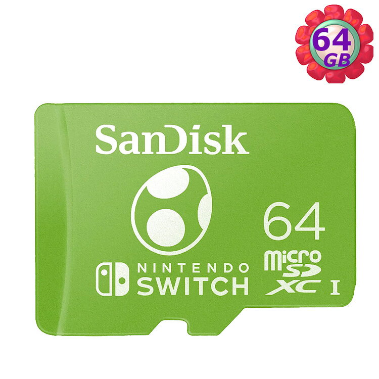 SanDisk 64G 64GB microSD【Nintendo SWITCH】microSDXC SD SDXC 100MB/s U3 SDSQXAO-064G任天堂記憶卡
