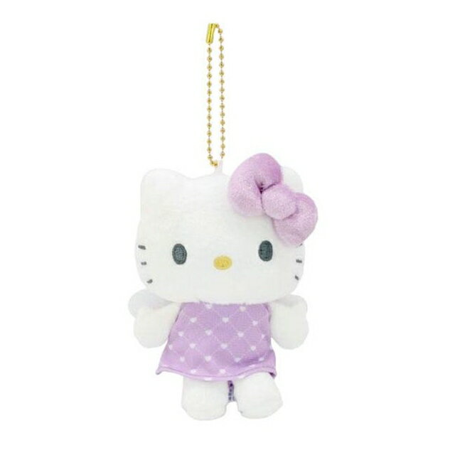 【震撼精品百貨】Hello Kitty 凱蒂貓~日本三麗鷗sanrio KITTY絨毛玩偶吊飾-紫衣天使變裝50週年*19898