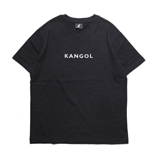 【滿額現折300】KANGOL 短袖 短T 黑 刺繡 白大LOGO 上衣 中性 6125602720