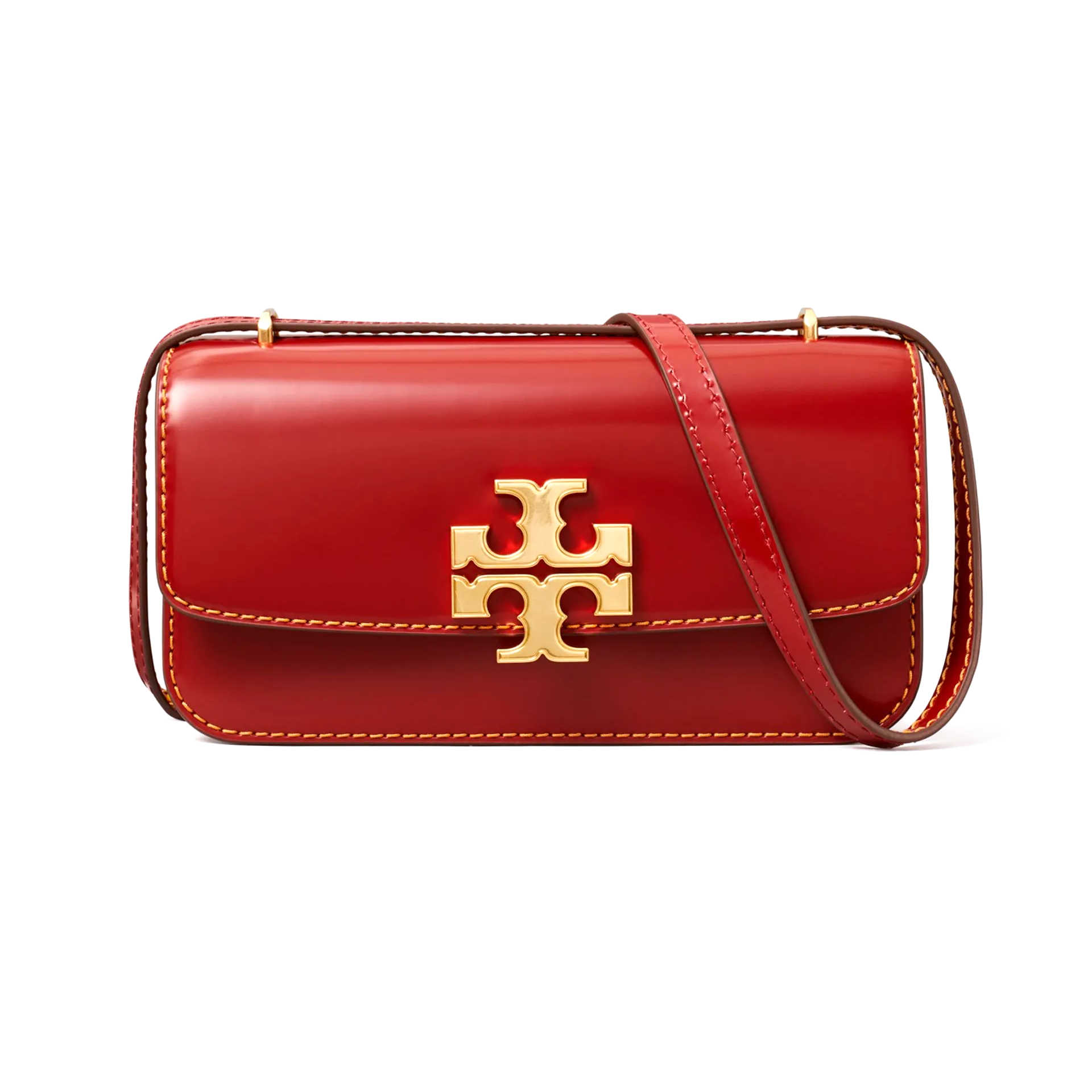 精選★TORY BURCH Eleanor 長方包 翻蓋牛皮革 小號信封單肩包 155508(預購)【母親節禮物★菲尼斯 國際精品3折起 春夏新品 換季下殺】