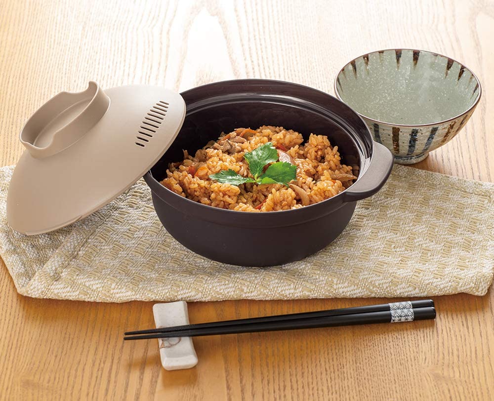 日本製 Imotani 微波爐專用碗 KB-700 1.5公升 個人鍋 微波碗 料理鍋 湯鍋 湯碗 火鍋 泡麵 關東煮【小福部屋】 5