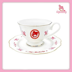 茶杯盤組 180ml-美樂蒂 MELODY 三麗鷗 Sanrio 日本進口正版授權