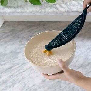 洗米神器淘米勺洗米篩廚房用品家用大全不傷手瀝水器淘米刷淘米棒