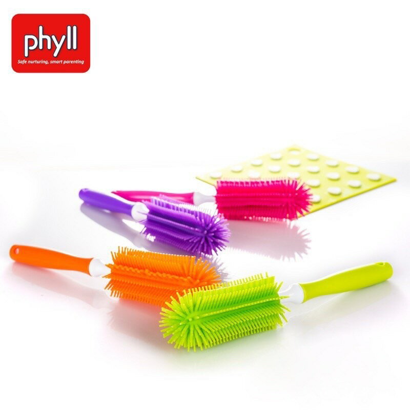 韓國製 Phyll 矽膠奶瓶刷/杯刷 1