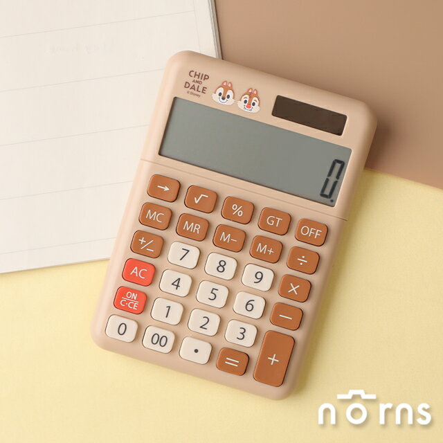 迪士尼奇奇蒂蒂計算機- Norns Original Design正版授權 Chip&Dale太陽能雙電源計算機