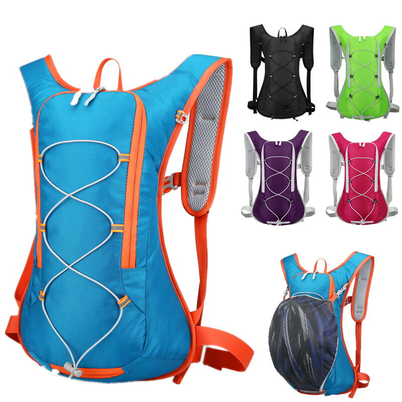登山水袋 運動水袋 水袋 騎行背包戶外防水自行車包徒步登山旅行便攜雙肩包防雨騎行水袋包『wl12656』