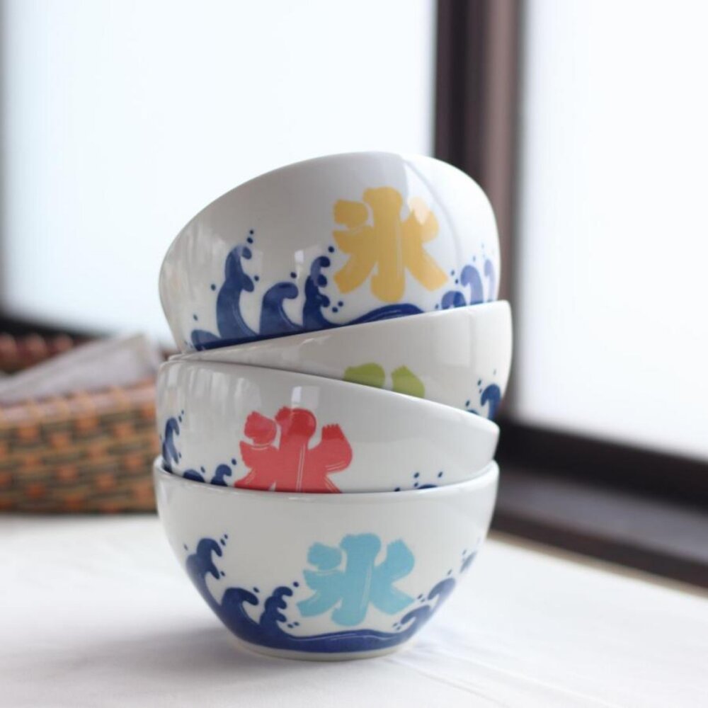 日本製美濃燒 繽紛多色刨冰碗13cm｜職人窯燒碗 沙拉碗 丼缽 麥片碗 優格碗 日式陶瓷碗 日本進口 - 美濃燒 飯碗 餐碗 500ml 美濃燒碗 繽紛多色刨冰碗 日本美濃燒 職人窯燒碗 沙拉碗 丼缽 麥片碗 陶瓷碗 優格碗 日式陶瓷碗 日本進口 日本製美濃燒 刨冰