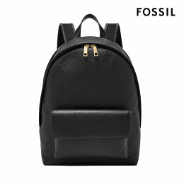 FOSSIL真皮後背包