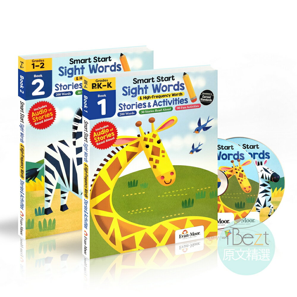 Sight Words Stories & Activities(附CD) | 外文 | Evan-Moor | 專業 | 教材 | 高頻詞 | 常用詞 | QR Code | Sight Words | CD