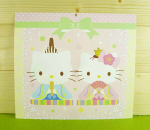 【震撼精品百貨】Hello Kitty 凱蒂貓 雙面卡片-女兒節 震撼日式精品百貨