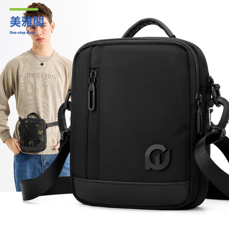 WEPOWER新款男士單肩包時尚休閑手提可穿戴腰包大容量戶外男包myg7231