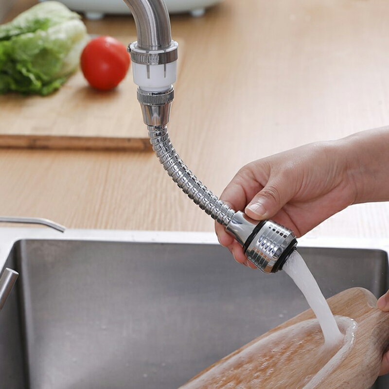 水龍頭防濺噴頭過濾器廚房通用自來水花灑家用加長延伸器節水器