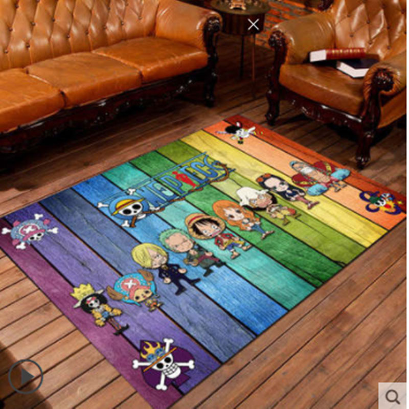 長方形兒童地毯客廳臥室床邊茶幾寶寶爬行毯電腦椅卡通地毯加厚