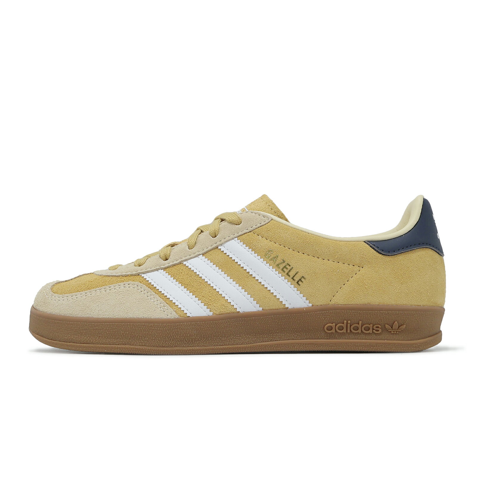 adidas 休閒鞋 Gazelle Indoor 男鞋 女鞋 黃 白 藍 麂皮 膠底 復古 愛迪達 JI3523