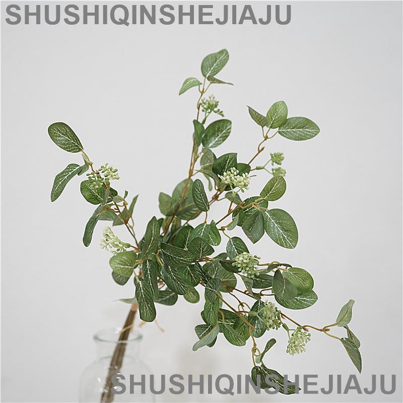 滿280元出貨 仿真花 假花 可開發票 小清新自然模擬綠植把束薄荷葉插花葉子客廳擺件裝飾餐廳攝影道具