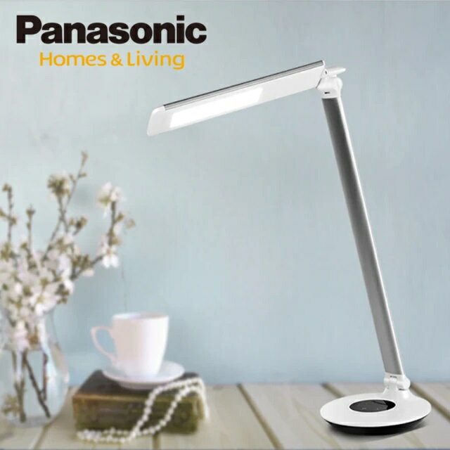 【Panasonic 國際牌】P系列 7.5W 觸控式LED檯燈 致翼 可調光 1年保固 灰色(HH-LT0611P09)