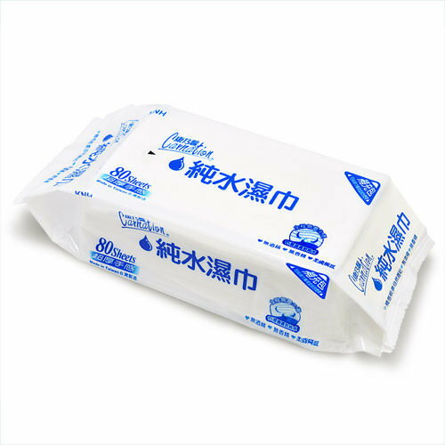 康乃馨純水濕紙巾-加厚型 80片x12包/箱 *無香精*