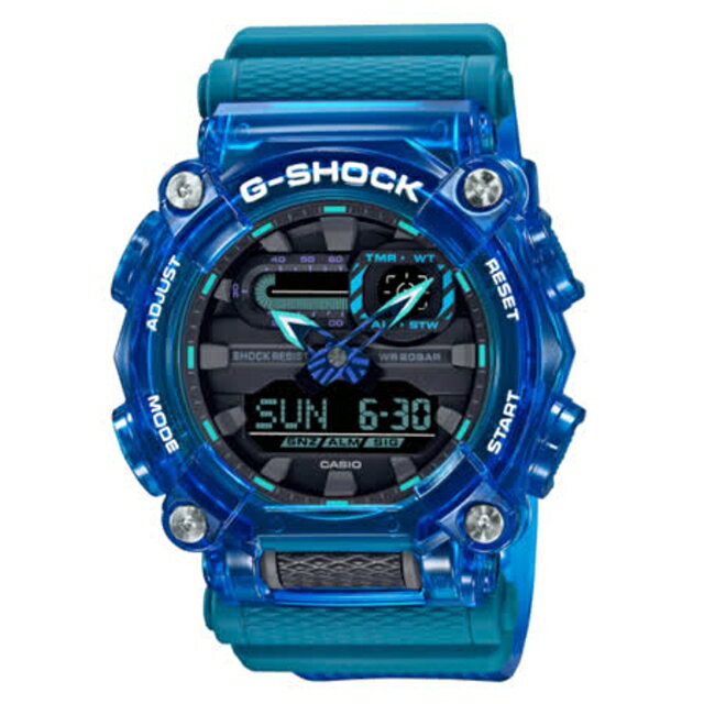 送禮首選★CASIO G-SHOCK 狂放搖滾雙顯腕錶 GA-900SKL-2A 附提袋【全館滿額折價★APP下單跨店最高22%點數回饋】