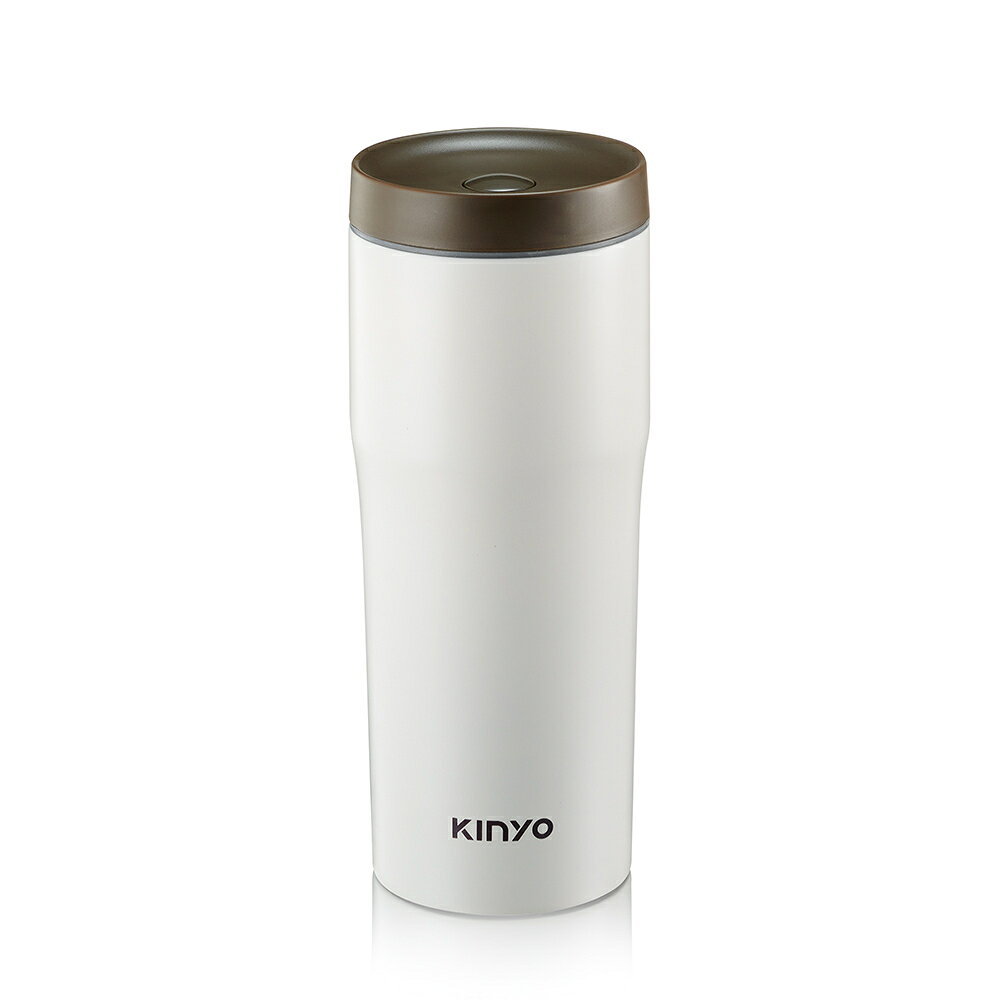 【KINYO】304不鏽鋼車用保溫杯 480ml (KIM) 1