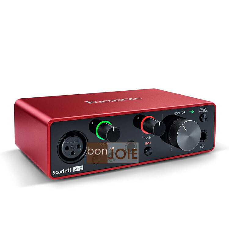 ::bonJOIE:: 美國進口 第三代 Focusrite Scarlett Solo (3rd Gen) USB 錄音介面 (全新盒裝) Audio Interface 錄音盒 錄音卡