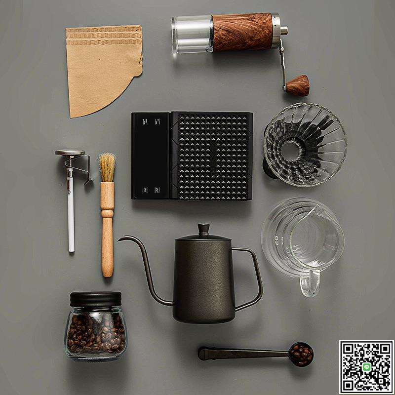 全套便攜式coffee批發戶外組合禮品家用美式禮盒手沖咖啡壺套裝-UM.有米家居