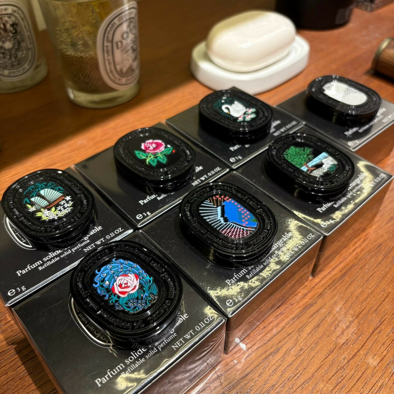 【Diptyque】香膏 紙染之水 杜桑 玫瑰之水 影中之水 聖日耳曼大道34號 爵夢 行動香氛 固體香水｜迷人香氛◆全館現貨快出