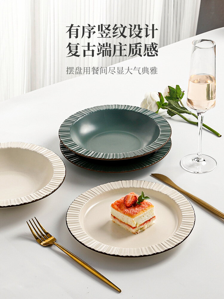 墨色歐式簡約陶瓷米飯碗家用2021新款餐具碗單個好看的碗吃飯的碗