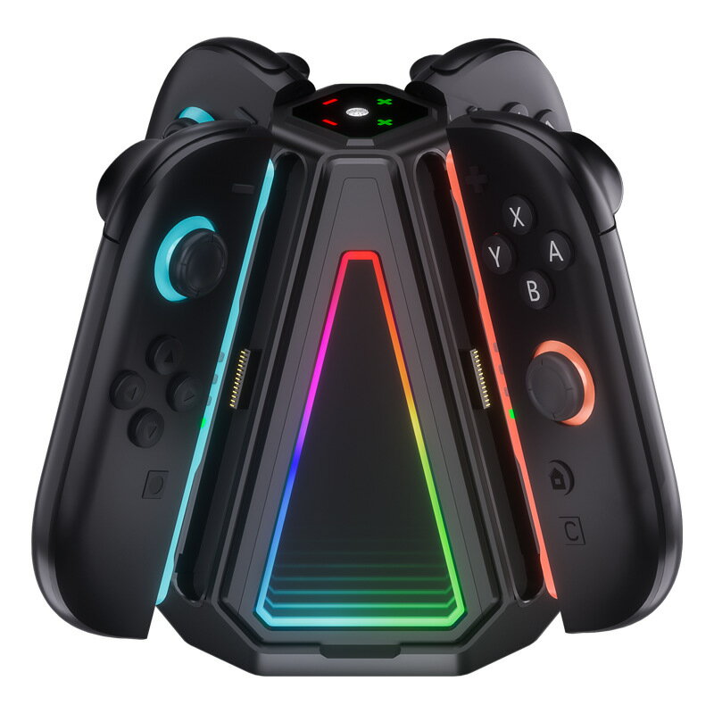 Switch2代左右手柄座充 4合一充電器joycon2充電精品NS2配件