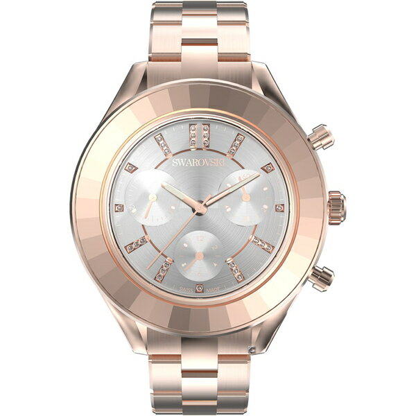 SWAROVSKI 施華洛世奇 Octea Lux Chrono手錶(5612194)-37mm-銀面鋼帶【刷卡回饋 分期0利率】【APP下單22%點數回饋】