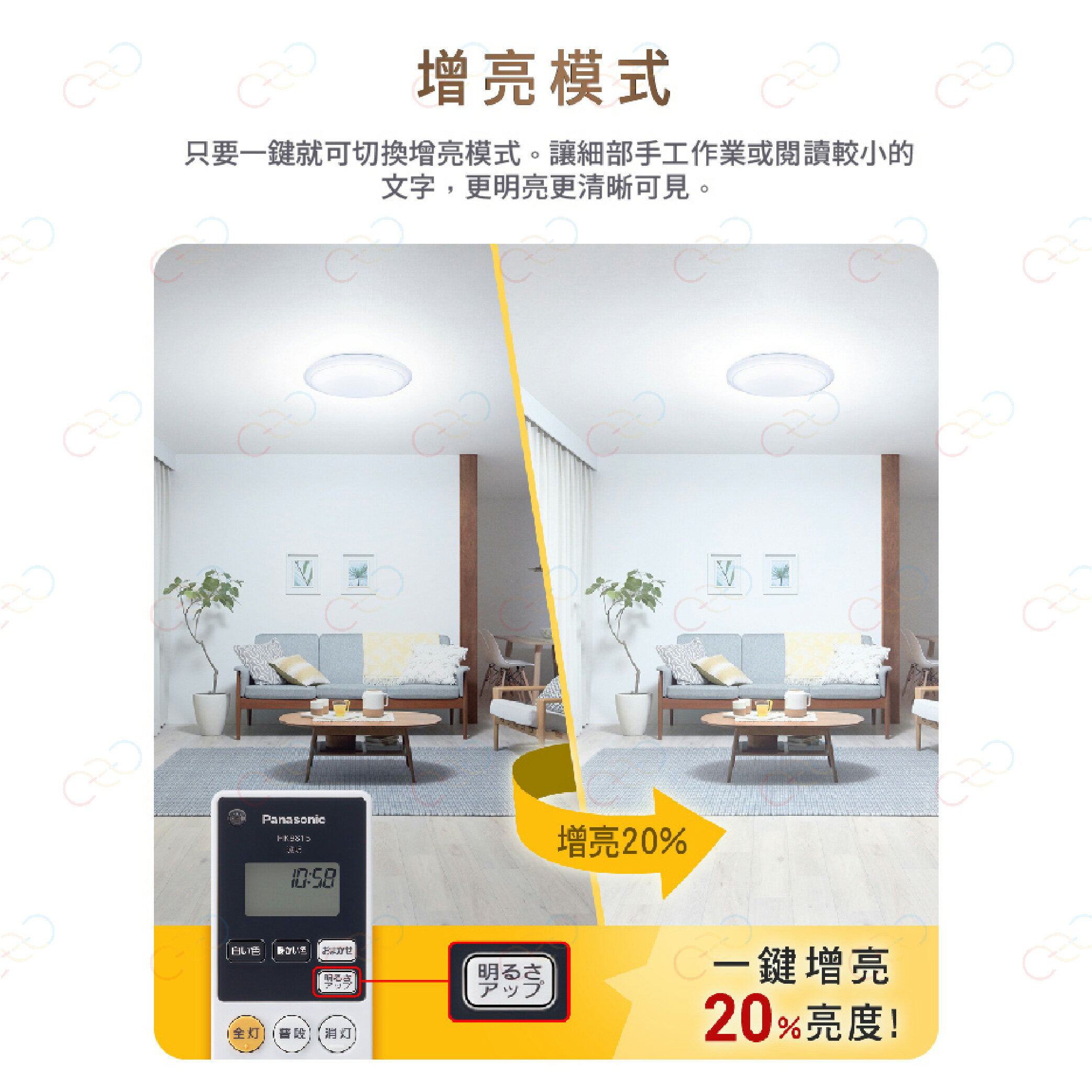 保固5年 Panasonic LED 增亮吸頂燈 木眶 國際牌 LGC61215A09 吸頂燈 (A Light) 2