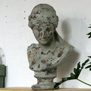 歐式復古樹脂雕塑半身人像擺件客廳書房櫥窗陳列攝影道具多款可選1入
